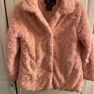 Pink Faux Fur Jacket
